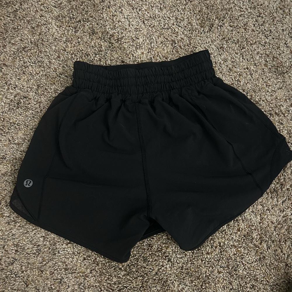 Lululemon Women's Hotty Hot Black Athletic Shorts